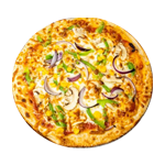 Selection Of 4 Vegetable Pizza 